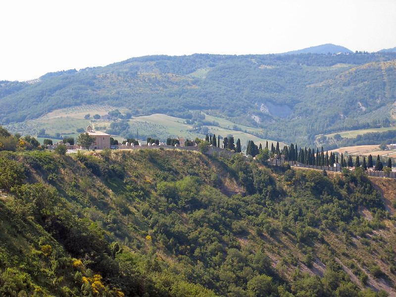 Assisi, Norcia and Perugia - Assisi - The hills beyond